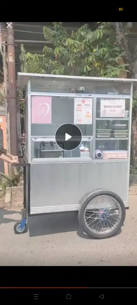 Gerobak second rasa baru