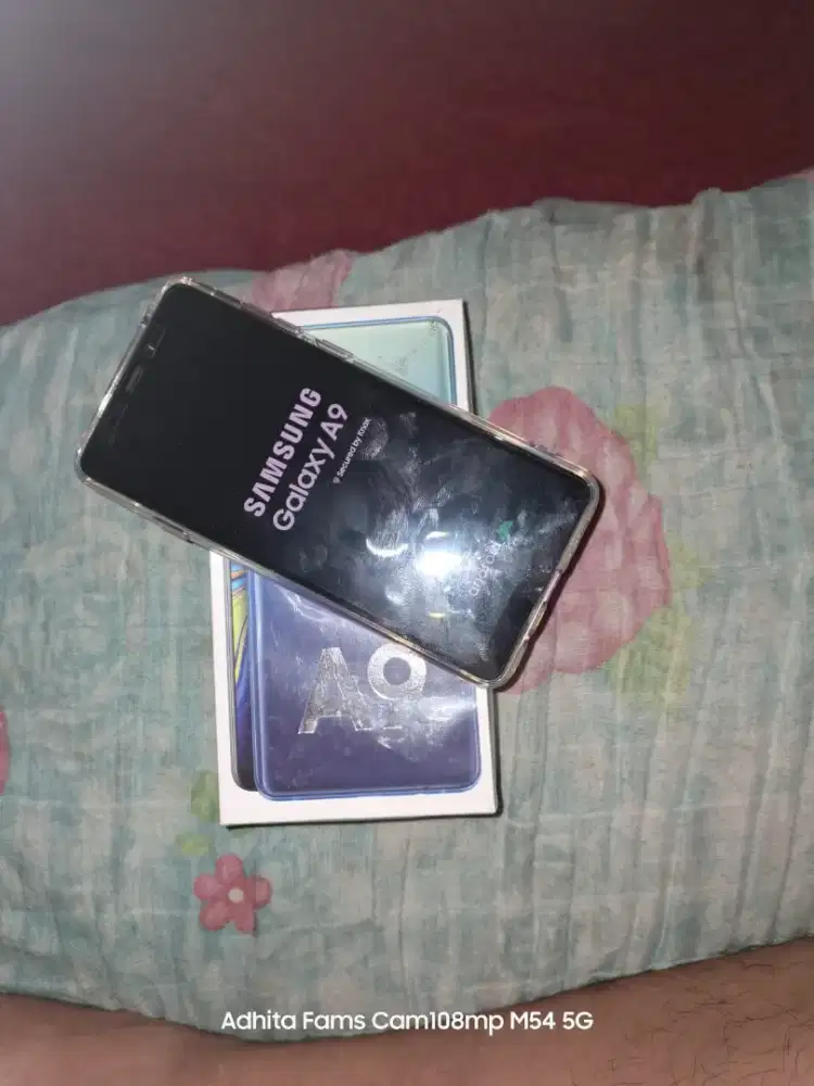 Samsung Galaxy A9 2018 Warna pink Lengkap 6/128 Bekas Resmi ada Shadow