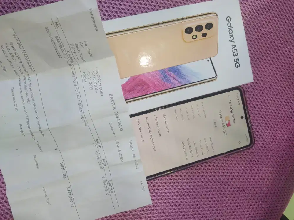 SAMSUNG A53 5G 8/128GB