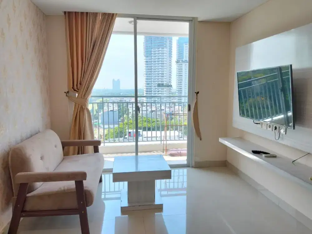 DISEWAKAN APARTEMEN SPRINGHILL TERRACE KEMAYORAN UKU 73 M2 FURNISHED 2 KT+2 KM LT 11 FURNISHED SIAP HUNI