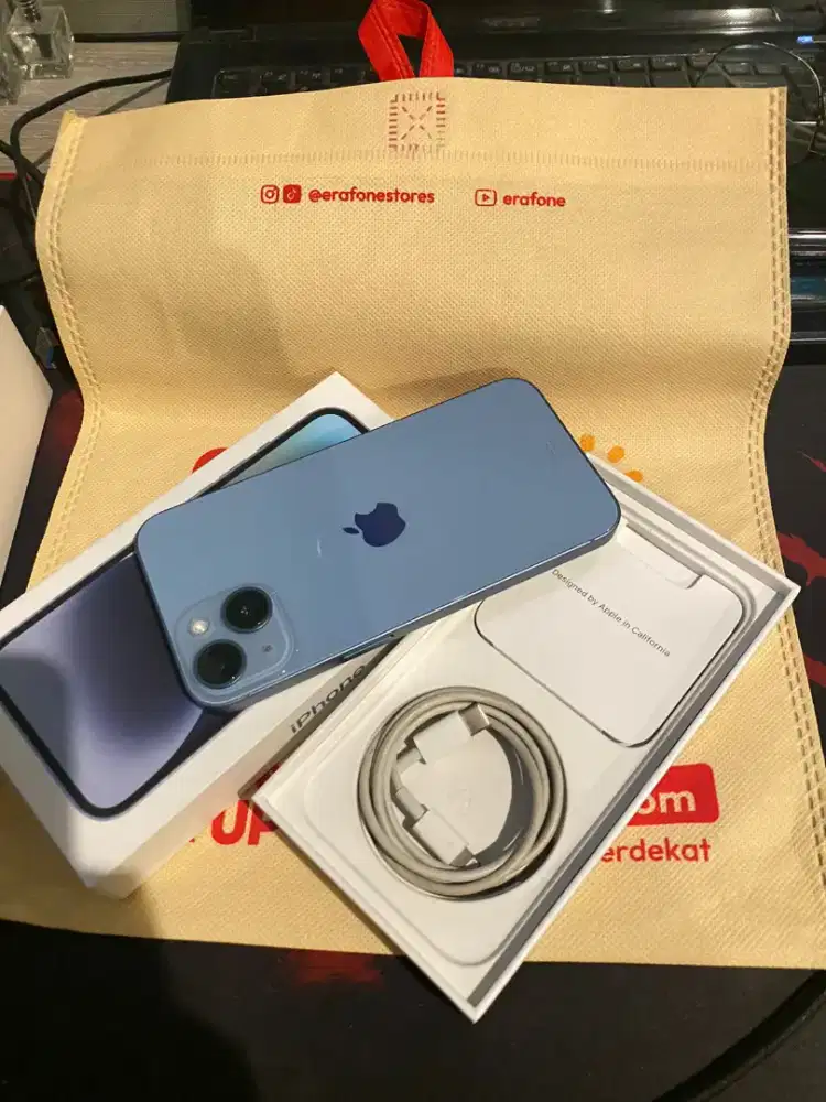 iphone 14 128gb erafone ibox garansi on likenew ky baru