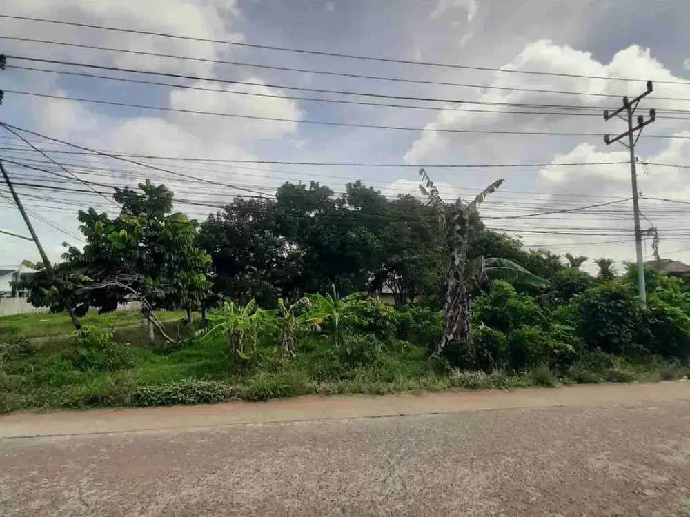 Dijual tanah ukuran besar pinggir jalan Karya, Kubu Raya