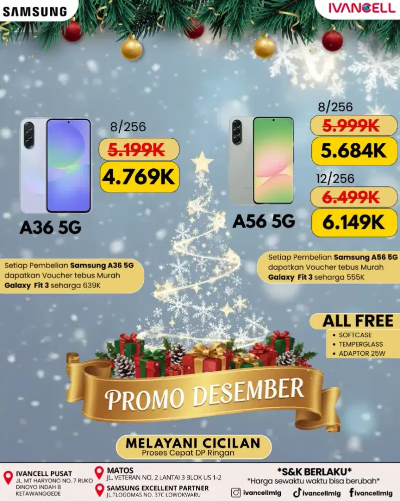 SAMSUNG A36 5G NEW TERMURAH