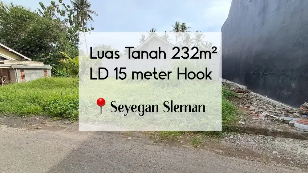 Tanah Murah Seyegan Dekat Cebongan Sleman