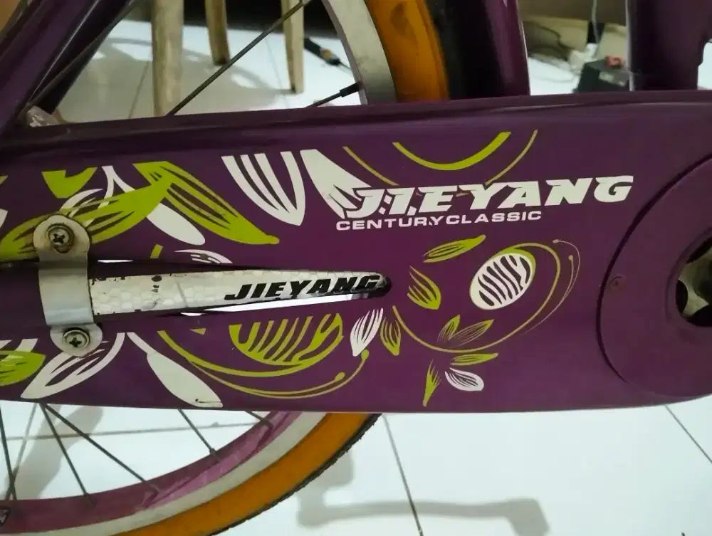 Dijual sepeda anak Jieyang ungu msh bagus