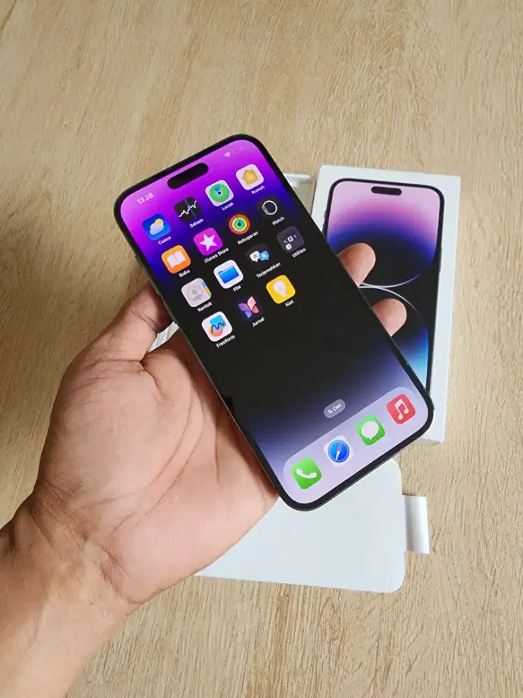 Iphone 14 pm 256gb ibok resmi full original mulus no minus spec ok