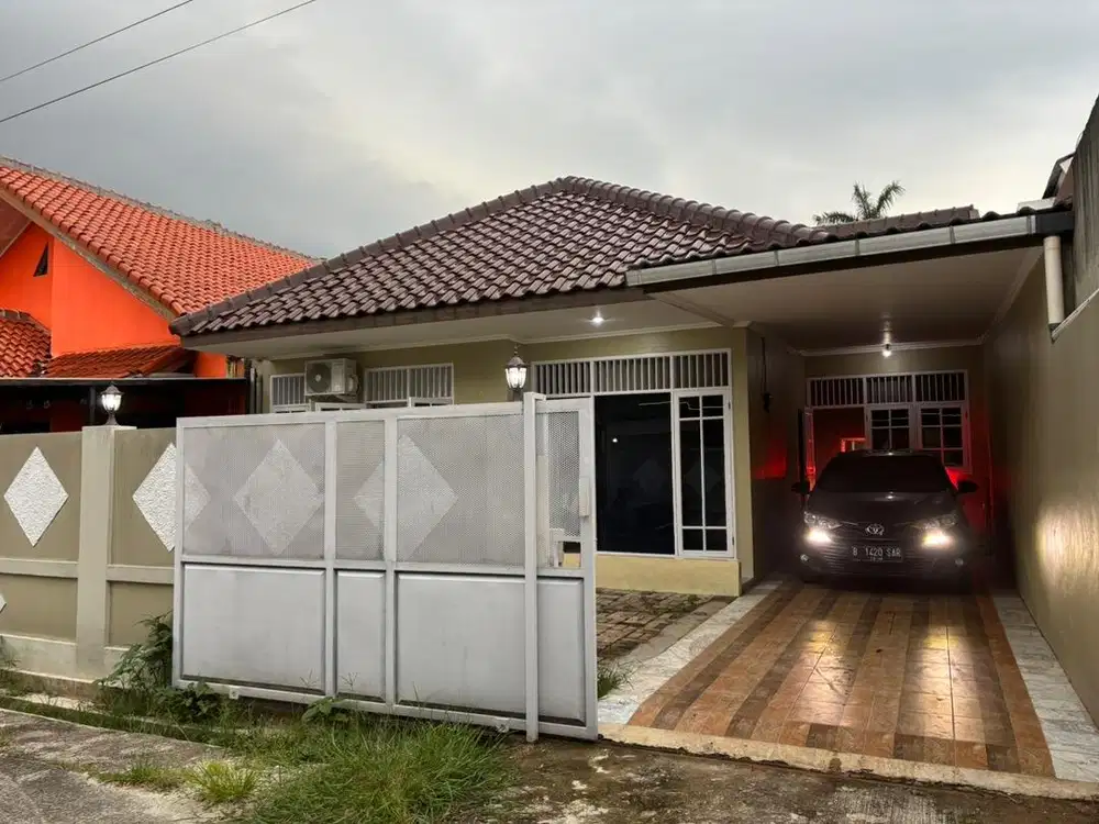 Disewakan Rumah Siap Huni, Sawangan Permai, Dekat RS Permata Depok
