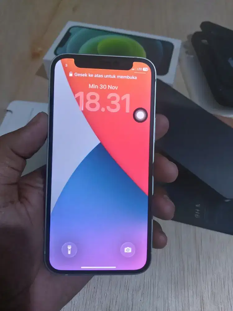 iPhone 12mini lengkap. 64Gb normal Original