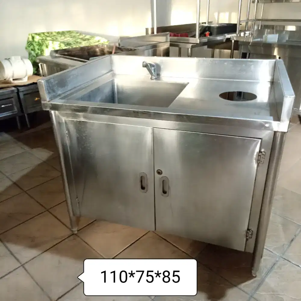 Sink single stainless