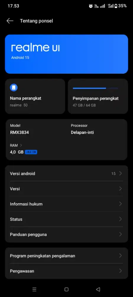 Realme note 50 4+8/64gb