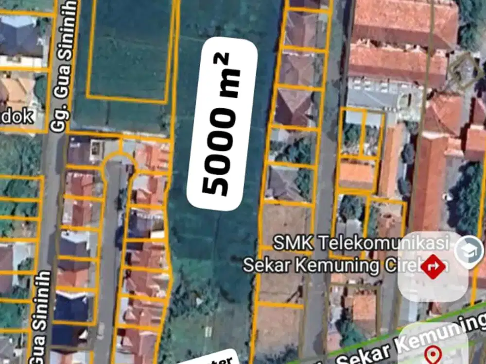 Tanah Murah Strategis di Jl.Sekar Kemuning Kota Cirebon