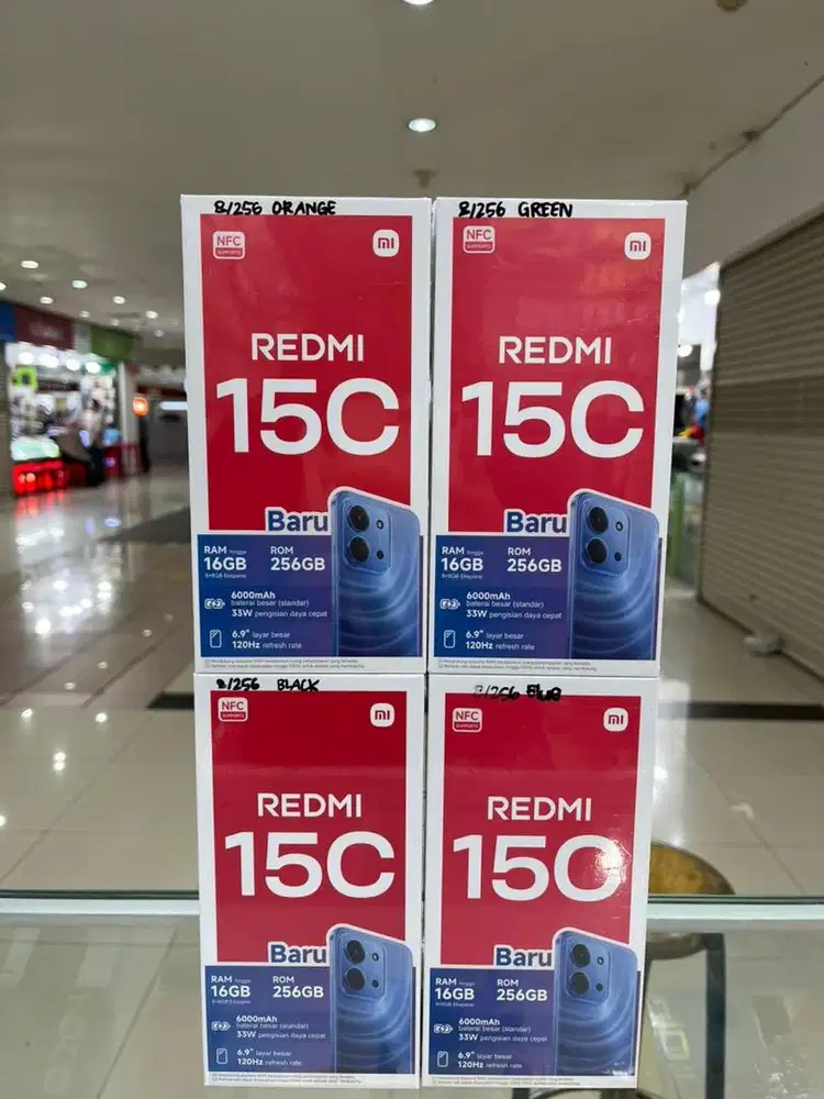 Redmi 15c 8/256 BARU SEGEL GARANSI