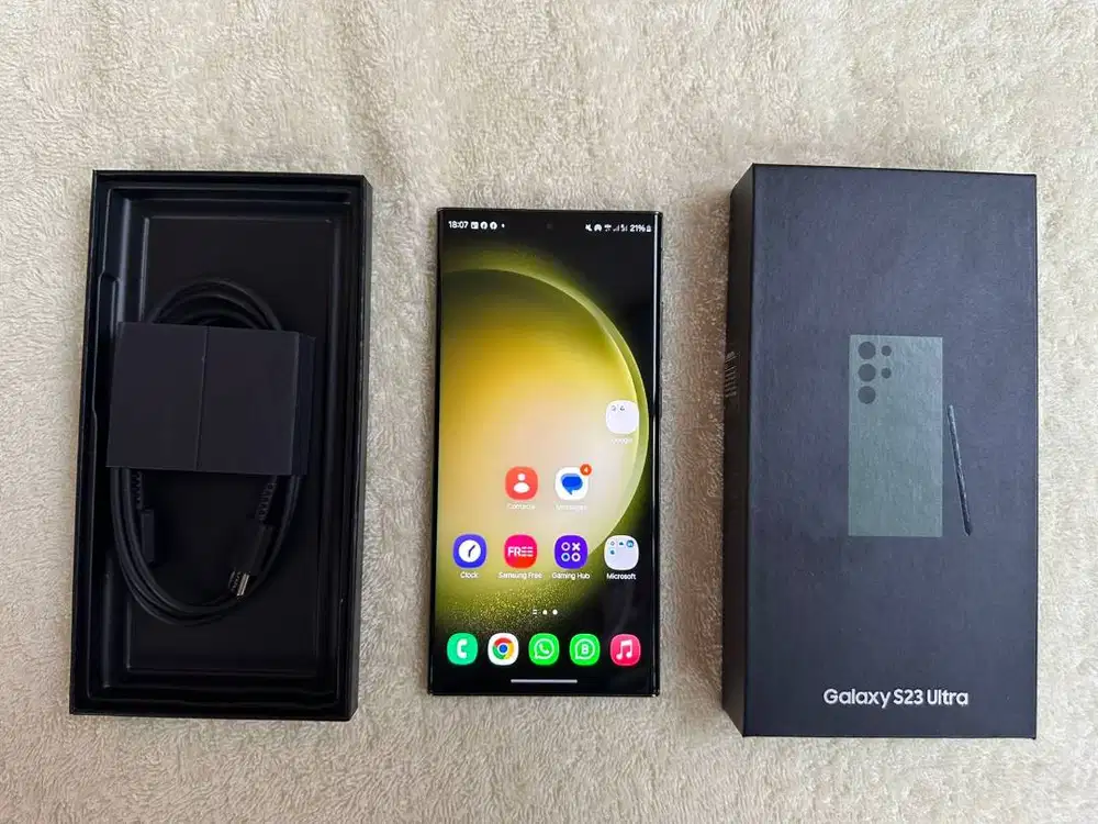 Samsung S23 Ultra 12/256gb Green Fulset Mulus Garansi SEIN Siap Pakai