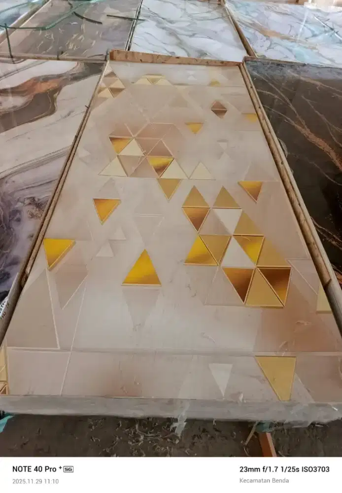 PVC Panel Dinding Marmer UV