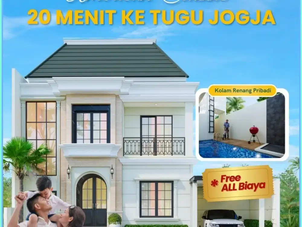 DIJUAL RUMAH MEWAH DEKAT RINGROAD JOGJA JL GODEAN AKSES MUDAH DEKAT KOTA