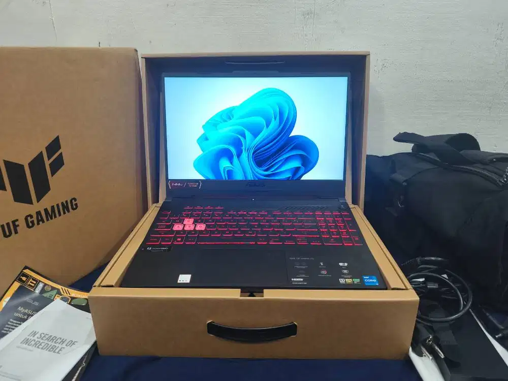 ASUS TUF F15 PREMIUM GARANSI PANJANG JARANG DIPAKE KYK BARU