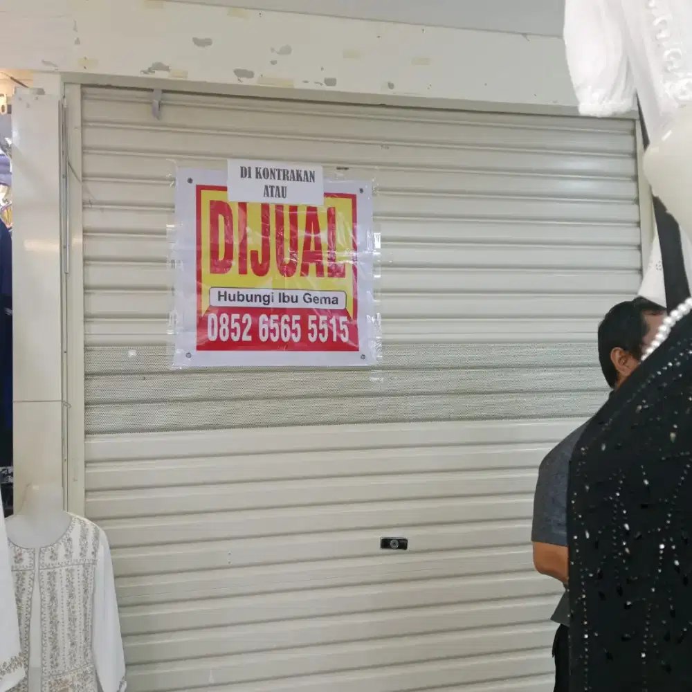 Disewakan satu unit kios Ramayana basement Sudirman pekanbaru