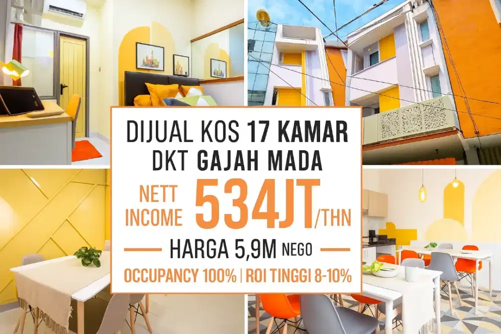 BU Dijual Cepat Kost Eksklusif baru income Diatas Deposito Bank