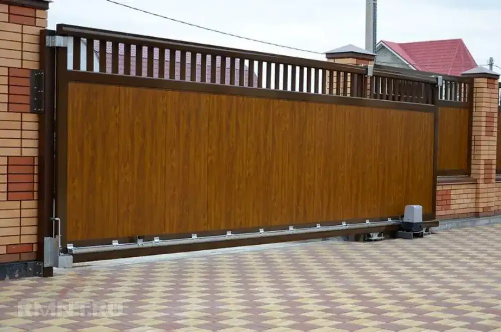 Pintu pagar sliding GRC