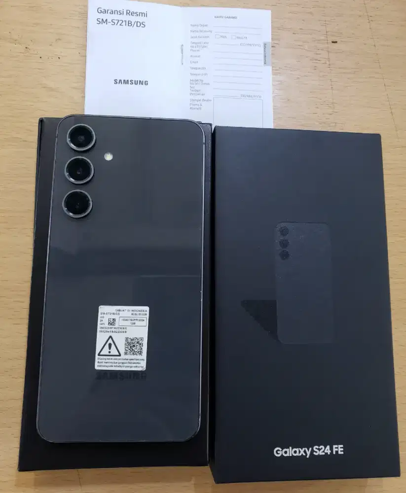 Samsung Galaxy S24 FE RAM 8/512GB Graphite SEIN Garansi Panjang