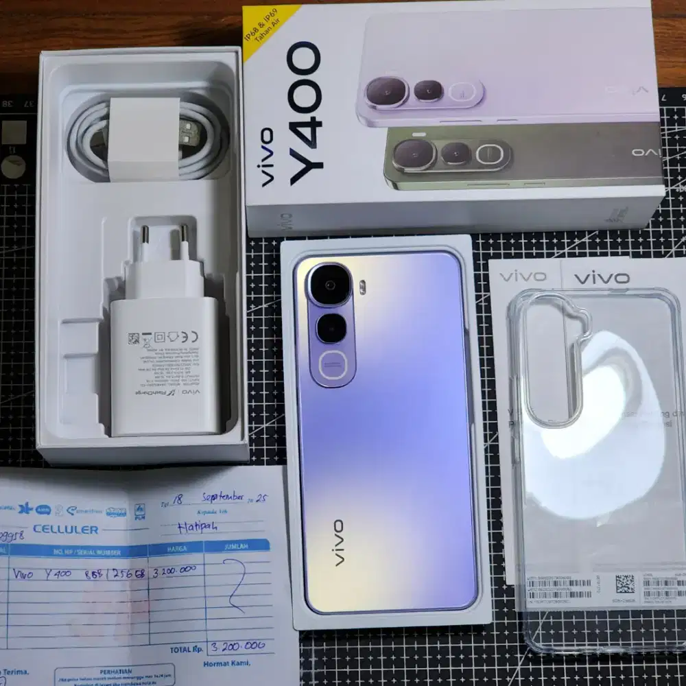 Vivo Y400 8/256GB Purple Garansi Resmi Indonesia September 2026