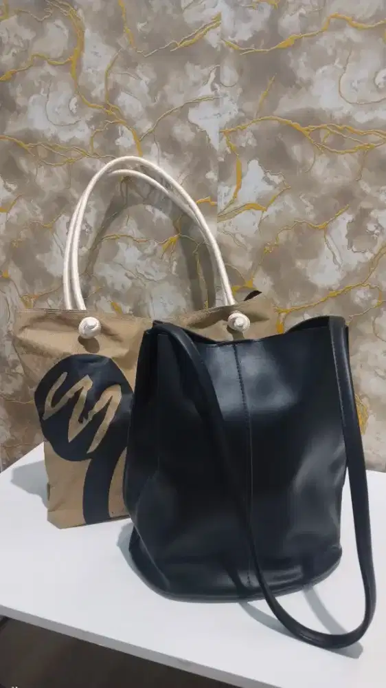 tas bahu bucket cakep