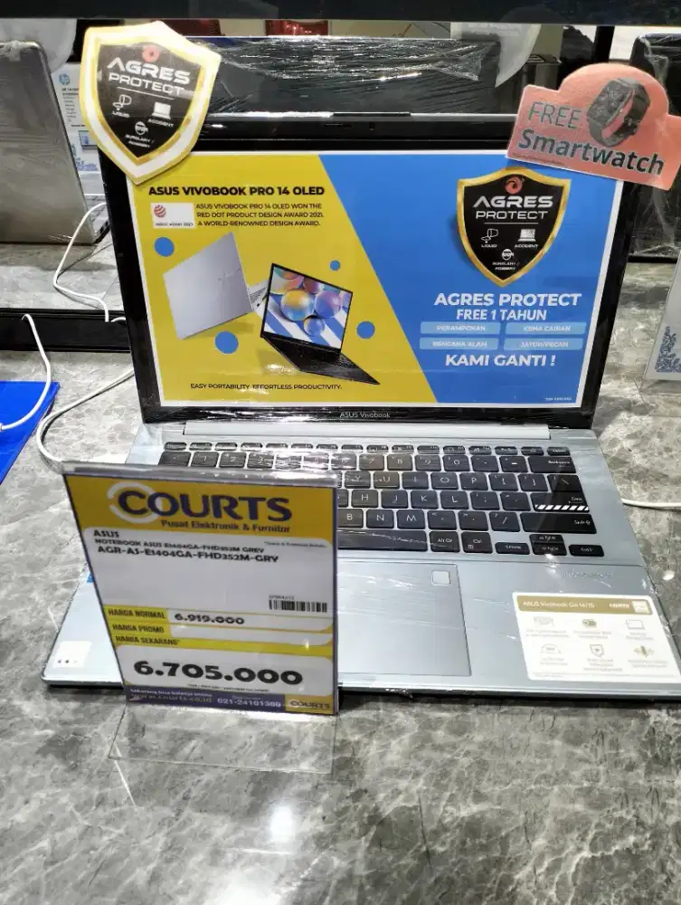PROMO CICILAN NOTEBOOK ASUS E1404GA-FHD352M GREY PROMO SPESIAL 0%
