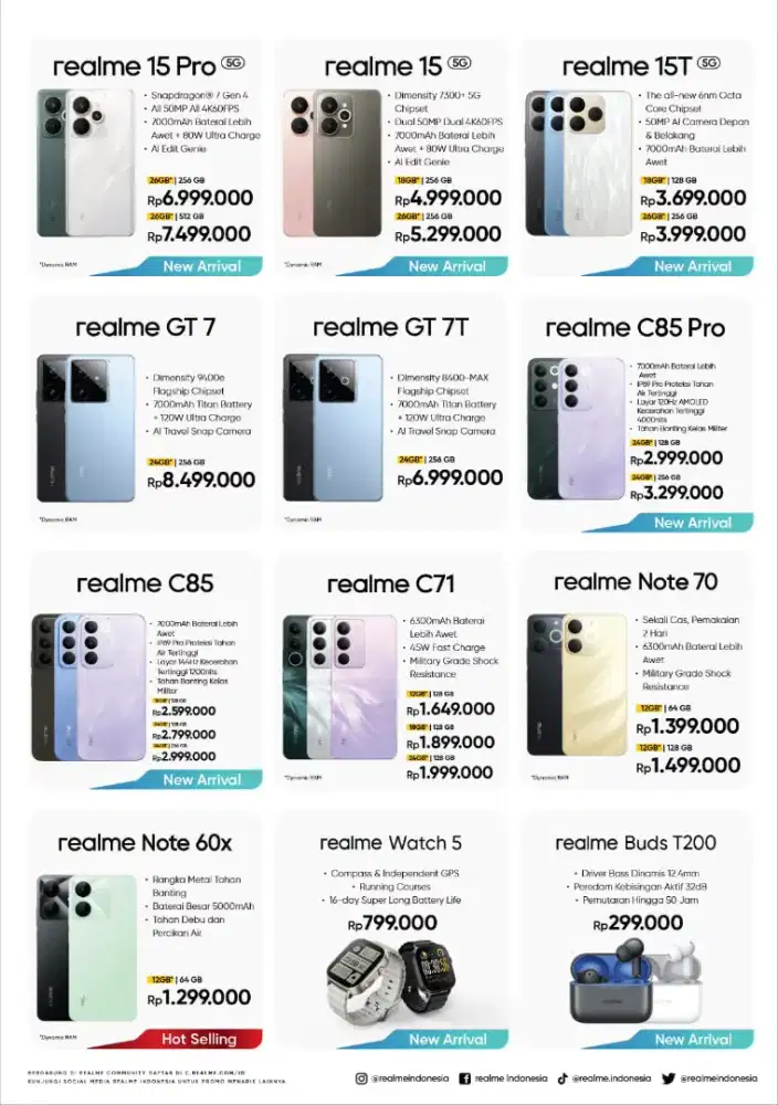 Realme store BEC paling murah SE bec