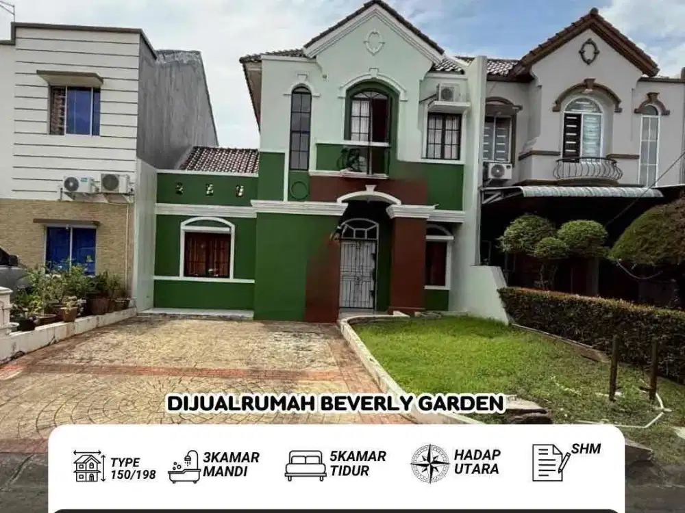 Dijual Rumah Beverly Garden Batam Center