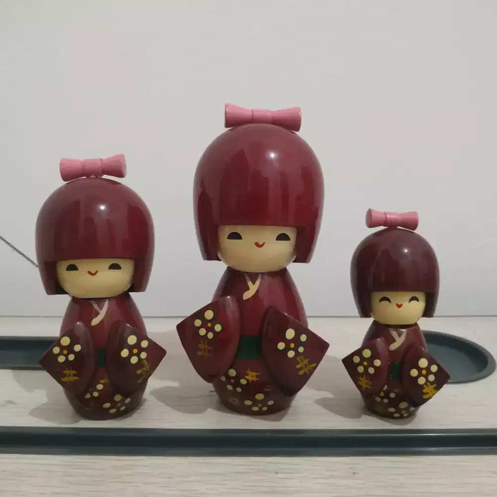 Pajangan Boneka Jepang Kimono Satu Set