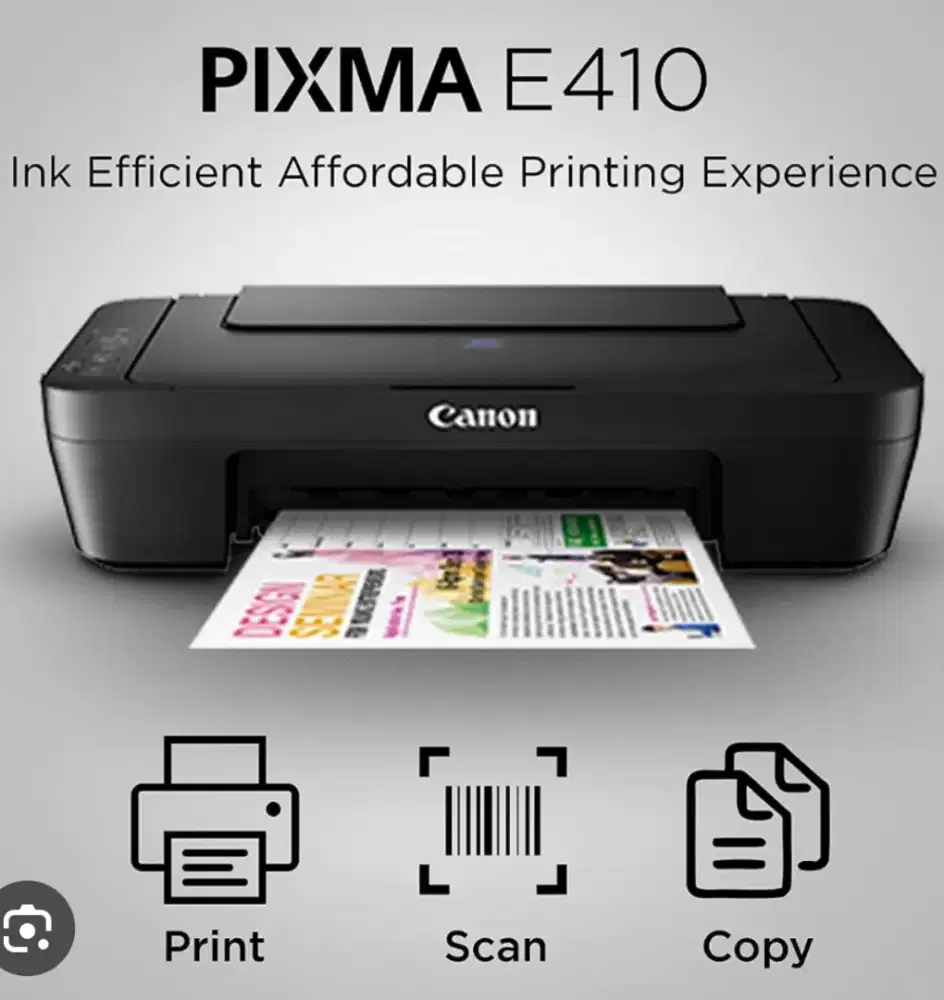 Dijual Printer Canon Pixma E410 jarang sekali dipakai