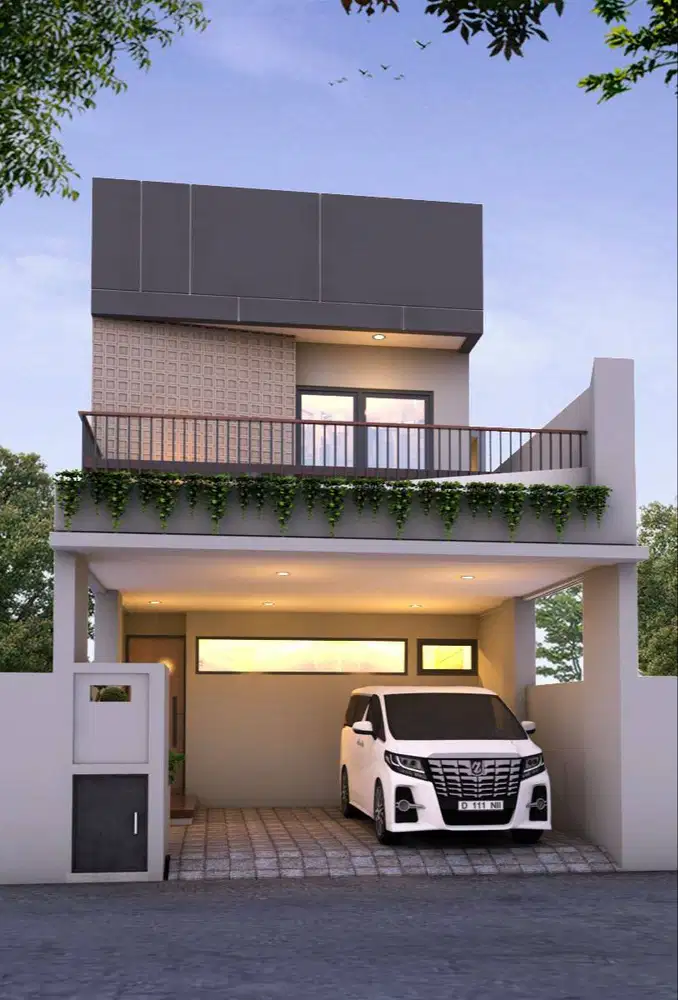 tepi jalan Rajawali Condong Catur rumah baru proses bangun utara JIH