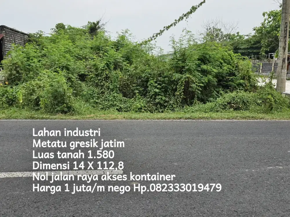 Lahan industri gresik jatim