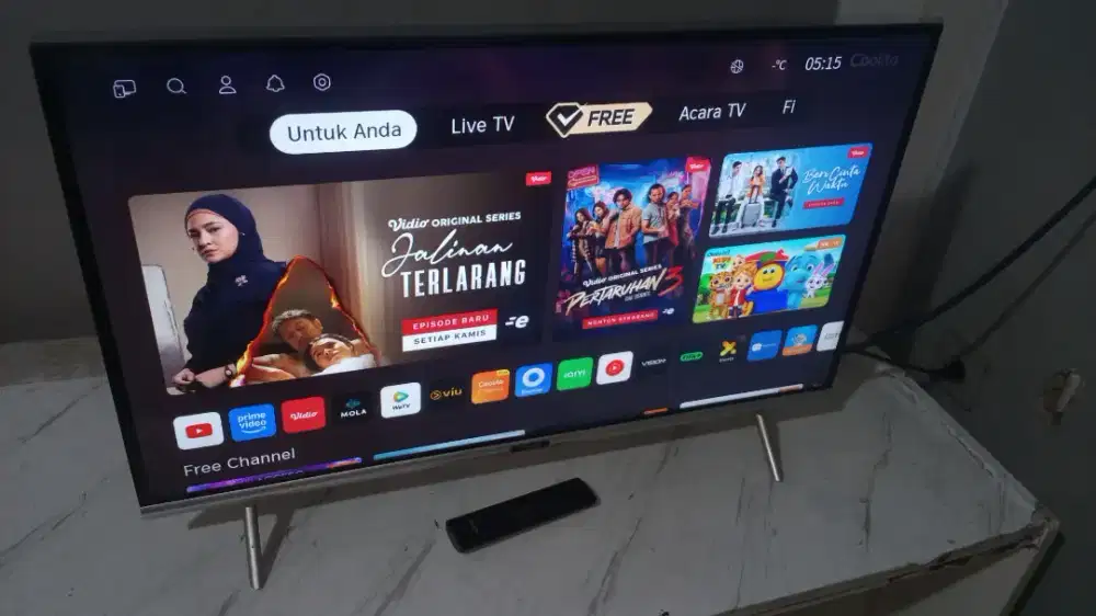 Tv LED coocaa smart digital 32inchi mulus