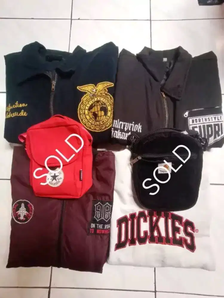 work jaket, crewneck & bomber