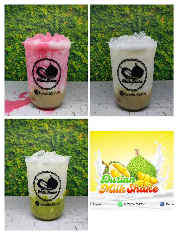 Jaga stand Es Durian&Alpukat Kocok