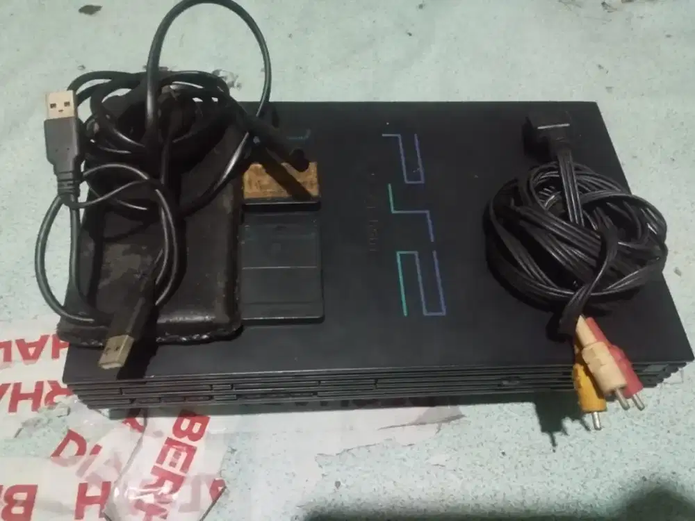 PS 2 no minus kelengkapan kabel-kabel hardisk memory 2 tidak ada stik