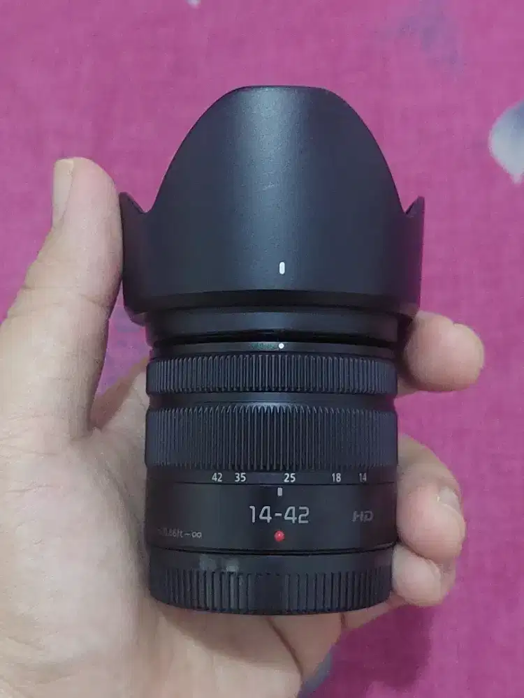 Lensa kit 14-42mm Copotan lumix g85