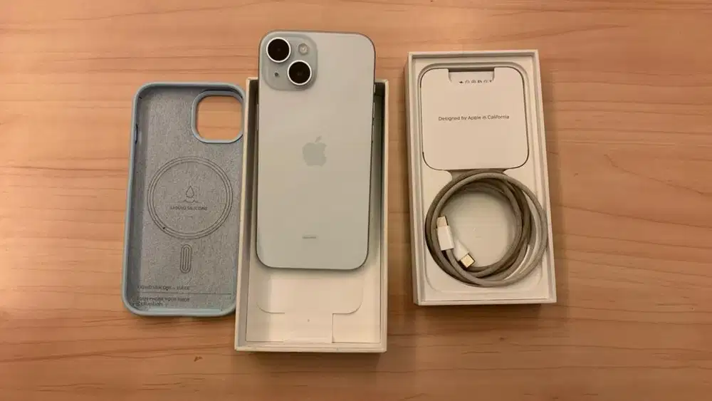 Iphone 15 ibox 128 Gb biru