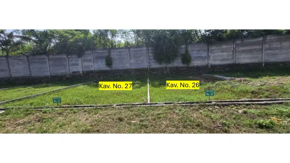 DIJUAL CEPAT — 2 KAVLING SIAP BANGUN DI MARYAM RESIDENCE SETU, BEKASI