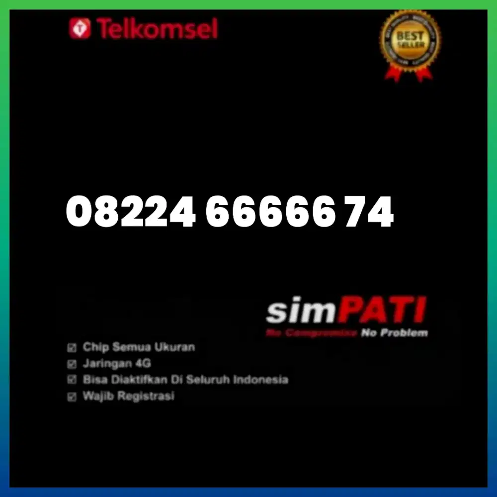 Nomor Cantik simpati Telkomsel  super