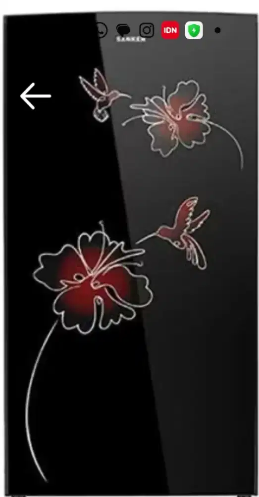 Kulkas sanken 1 pintu