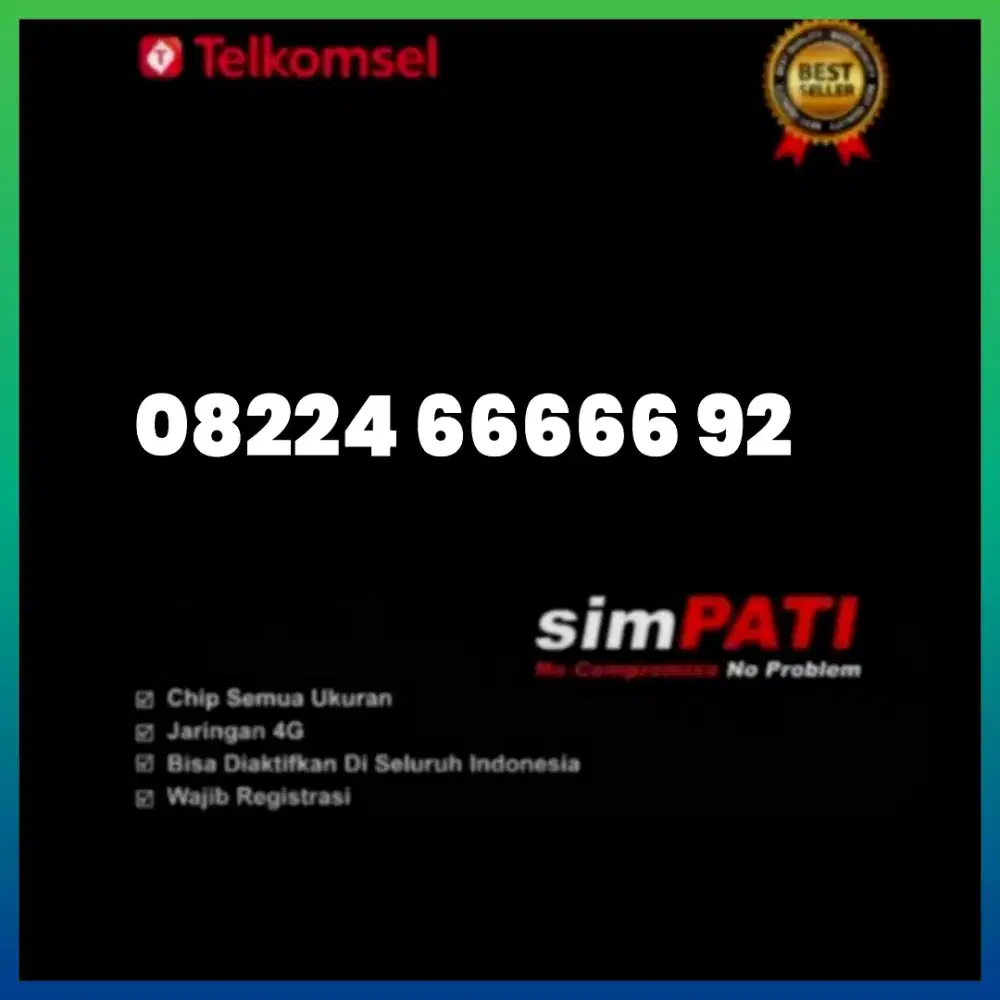 Perdana nomor Cantik simpati Telkomsel panca