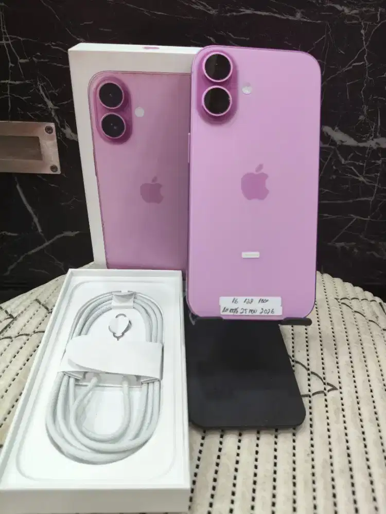 Second like new Iphone 16 128 ibox pink