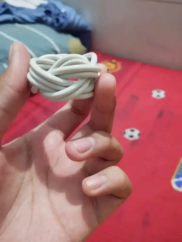 ring Pramuka yang terbuat dari kabel bekas