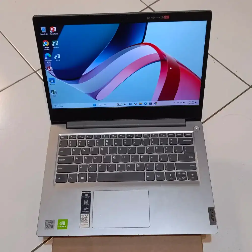 Di Jual Lenovo Slim 3 | NVIDIA MX 330 | Ram 8 GB | Ssd 512 GB