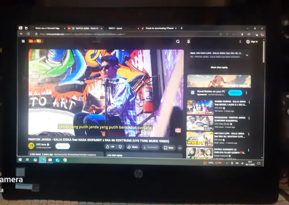 All In One Hp ProOne 400 i3 6100 siap pakai