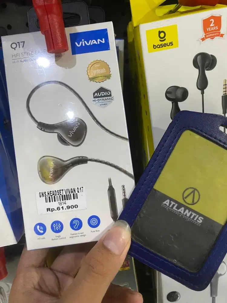 HEADSET VIVAN Q17|ATLANTIS DAHSYAT
