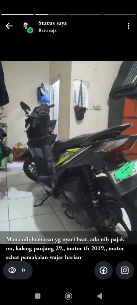 Honda beat fi 2019