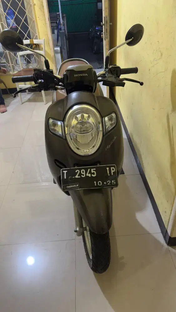 Honda Scoopy 2022 plat T ada di cimahi